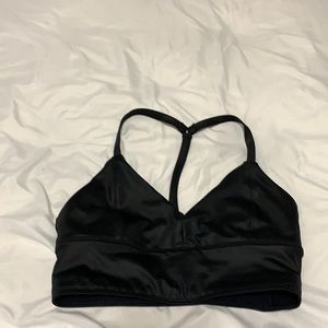 Aritzia jakel black sports bralette